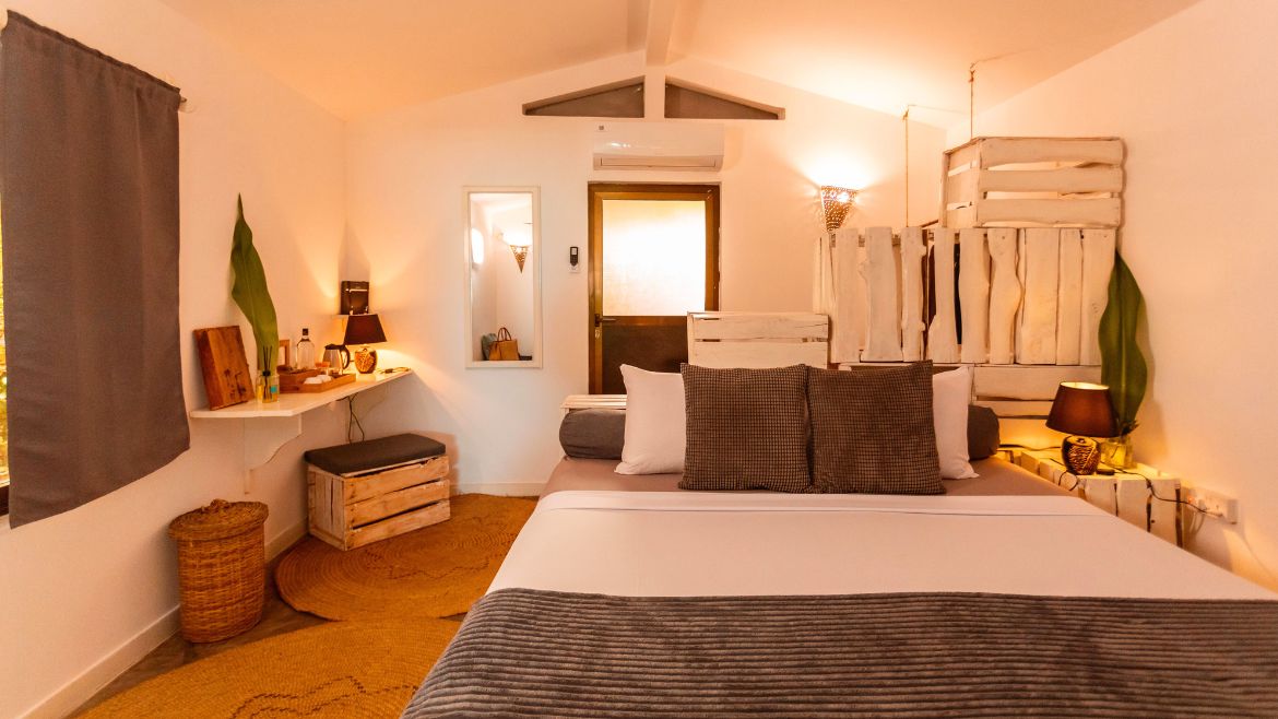 Die Bungalows bieten ausreichend Platz