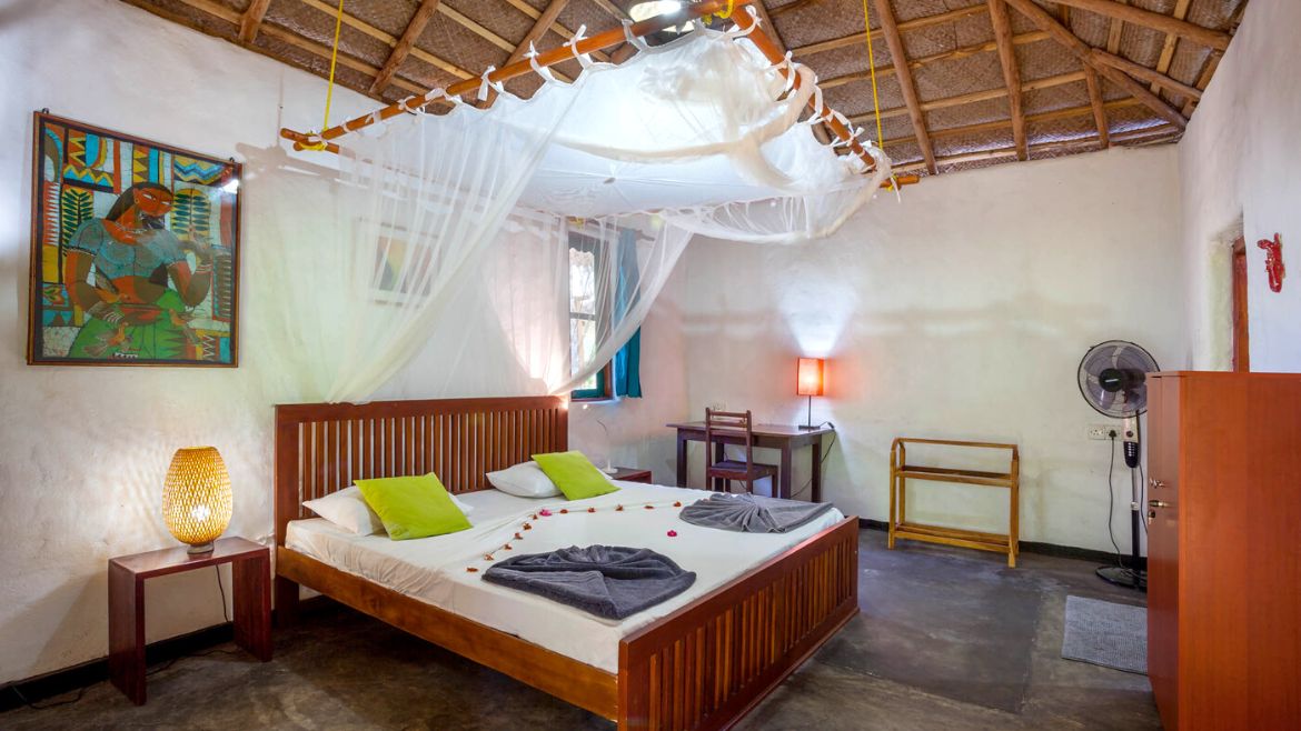 Kalpitiya: Zimmerübersicht der Cabana