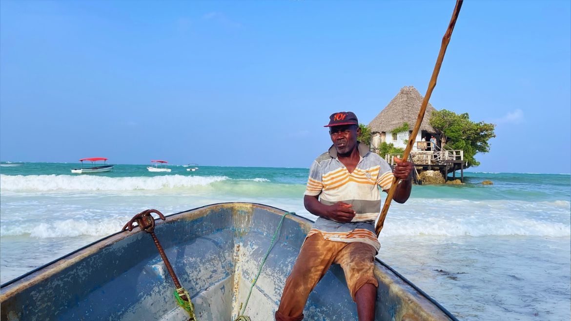 Zu gewissen Zeiten ist die Überfahrt nur mit dem Boot möglich